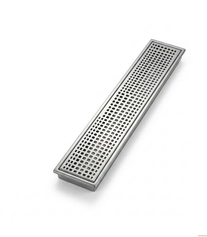 SS 304 SQUARE SHOWER DRAIN MATTE 5 INCH   (48x5 INCH)