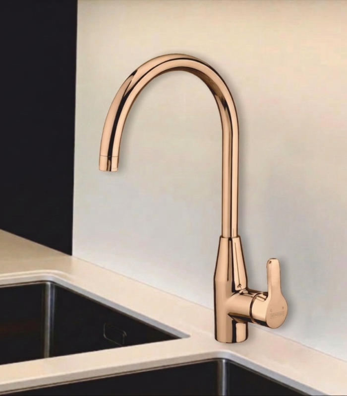 Single Lever Mixer for Kitchen Sink with side lever Swinging Spout RG