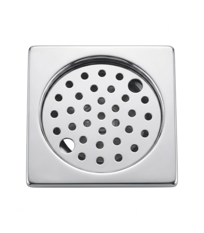 SQUARE DRAINER SS 204 WITH LOCK 5"x5" INCH (HOLE)